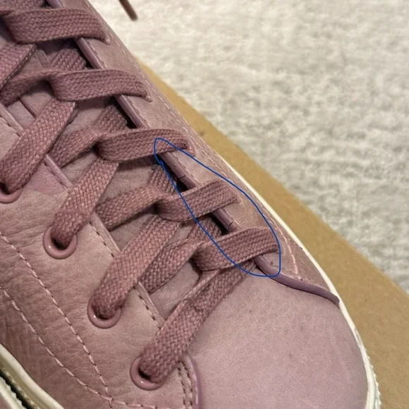 Coach Dusty Rose Nubuck Low Top Sneakers C121 - Picture 13 of 13